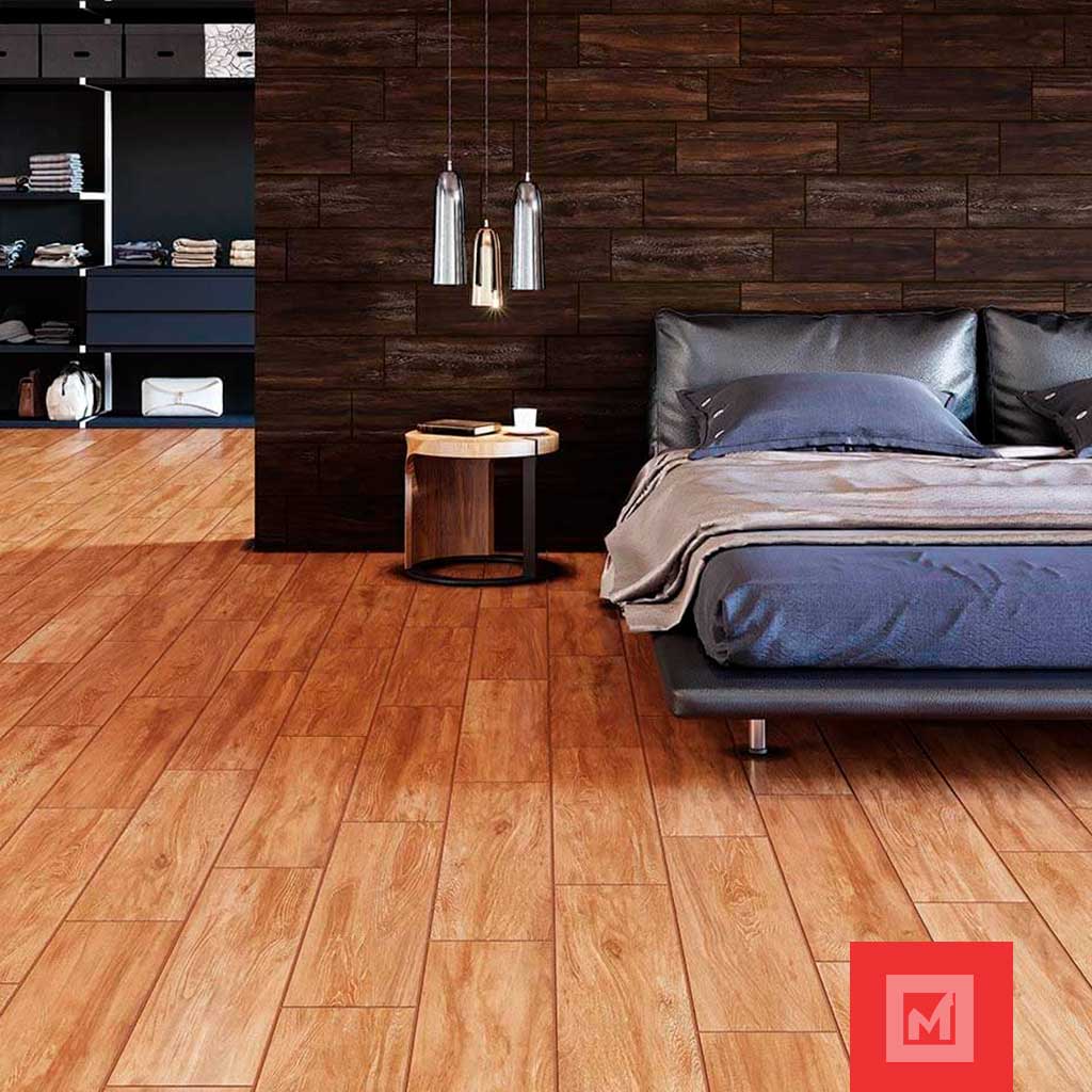 Imagen de Duela Imitación Madera Quiche Nogal 18x55 1